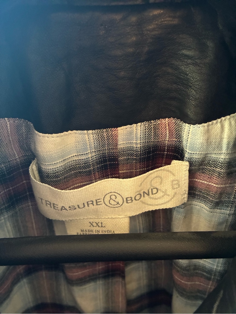 GENUINE LEATHER. Treasure & Bond Black Leather Moto Jacket - Picture 3 of 9
